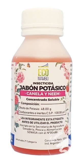 4 L De Jabón Potásico C/ Aceite De Neem Superinsecticida Eco