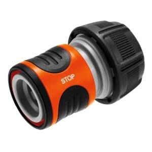 Conector Acople Con Aquastop 3-4 Pulgada Gardena 18214