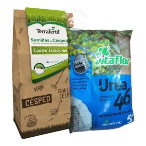 Combo Semillas Césped 5kg + Granulado Terrafertil