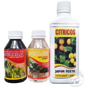 Combo Fertilizante Cítricos Hoja Y Fruto + Hierro Calcio